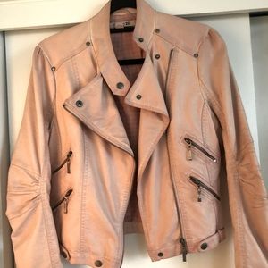 Faux Leather Moto Jacket